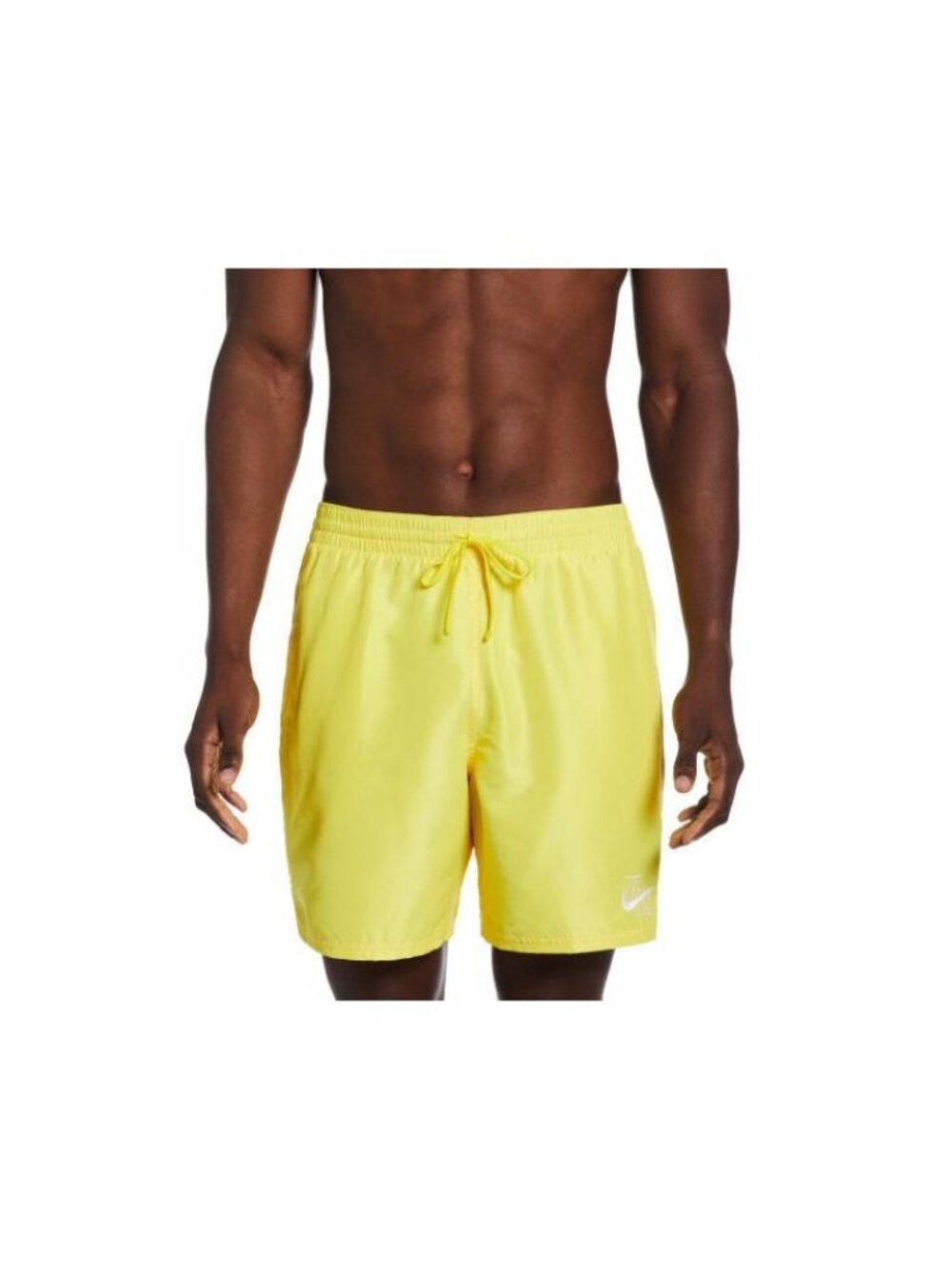 Nike Men's Essential Lap 7" Volley Shorts Opti Yellow NESSD450-730 Size M NWT